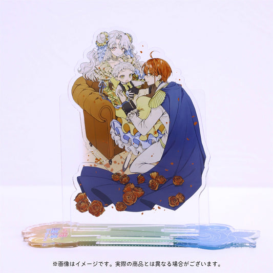 【ノベルスf5周年記念】オーバーラップノベルスf「芋くさ令嬢ですが悪役令息を助けたら気に入られました」ジオラマアクリルスタンド(限定SSペーパー付) | オーバーラップストア