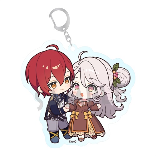 【ノベルスf　5周年記念】ダイカットアクリルキーホルダー(芋くさ令嬢ですが悪役令息を助けたら気に入られました)