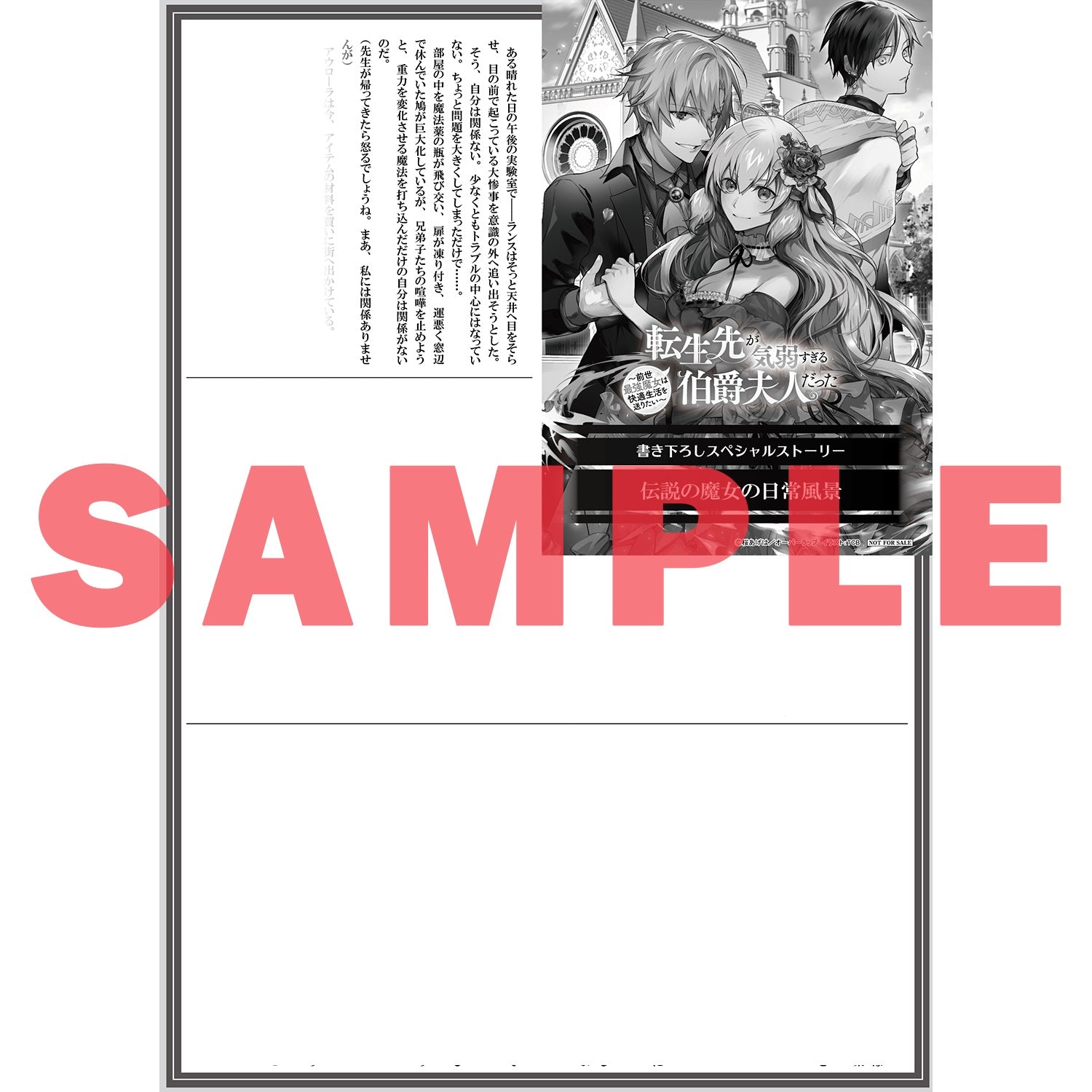 【STORE限定特典付き】オーバーラップノベルスf「転生先が気弱すぎる伯爵夫人だった 3　～前世最強魔女は快適生活を送りたい～」 | オーバーラップストア