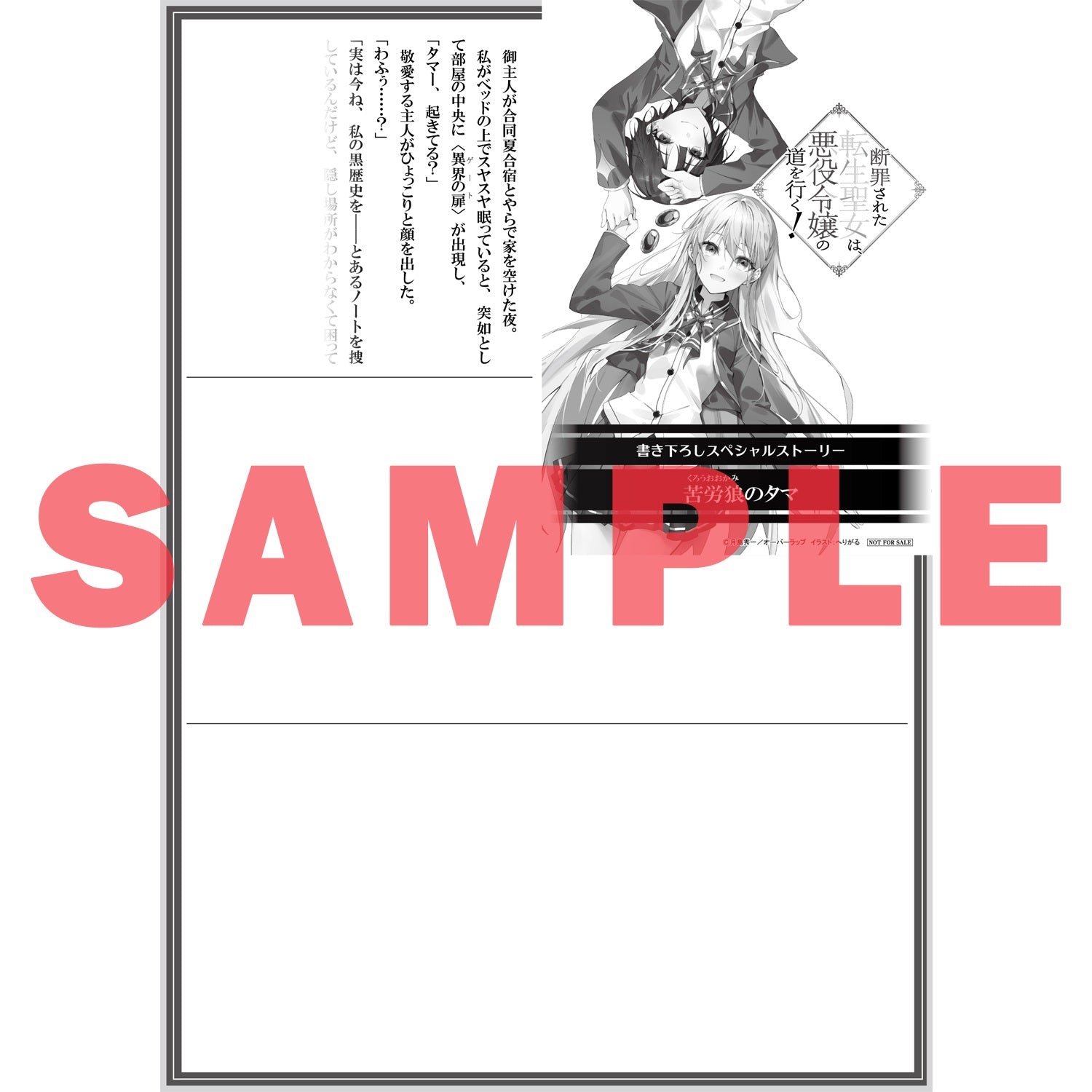 【特典付き】オーバーラップ文庫「断罪された転生聖女は、悪役令嬢の道を行く！③」 | オーバーラップストア