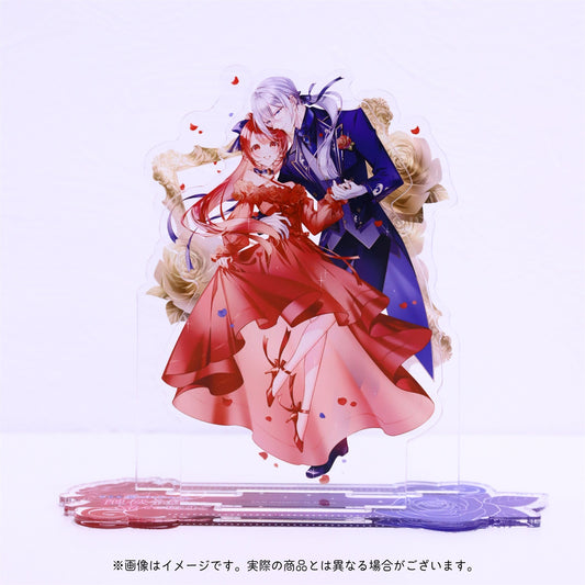 【ノベルスｆ5周年記念】オーバーラップノベルスf「誰にも愛されなかった醜穢令嬢が幸せになるまで」ジオラマアクリルスタンド（限定SSペーパー付） | オーバーラップストア