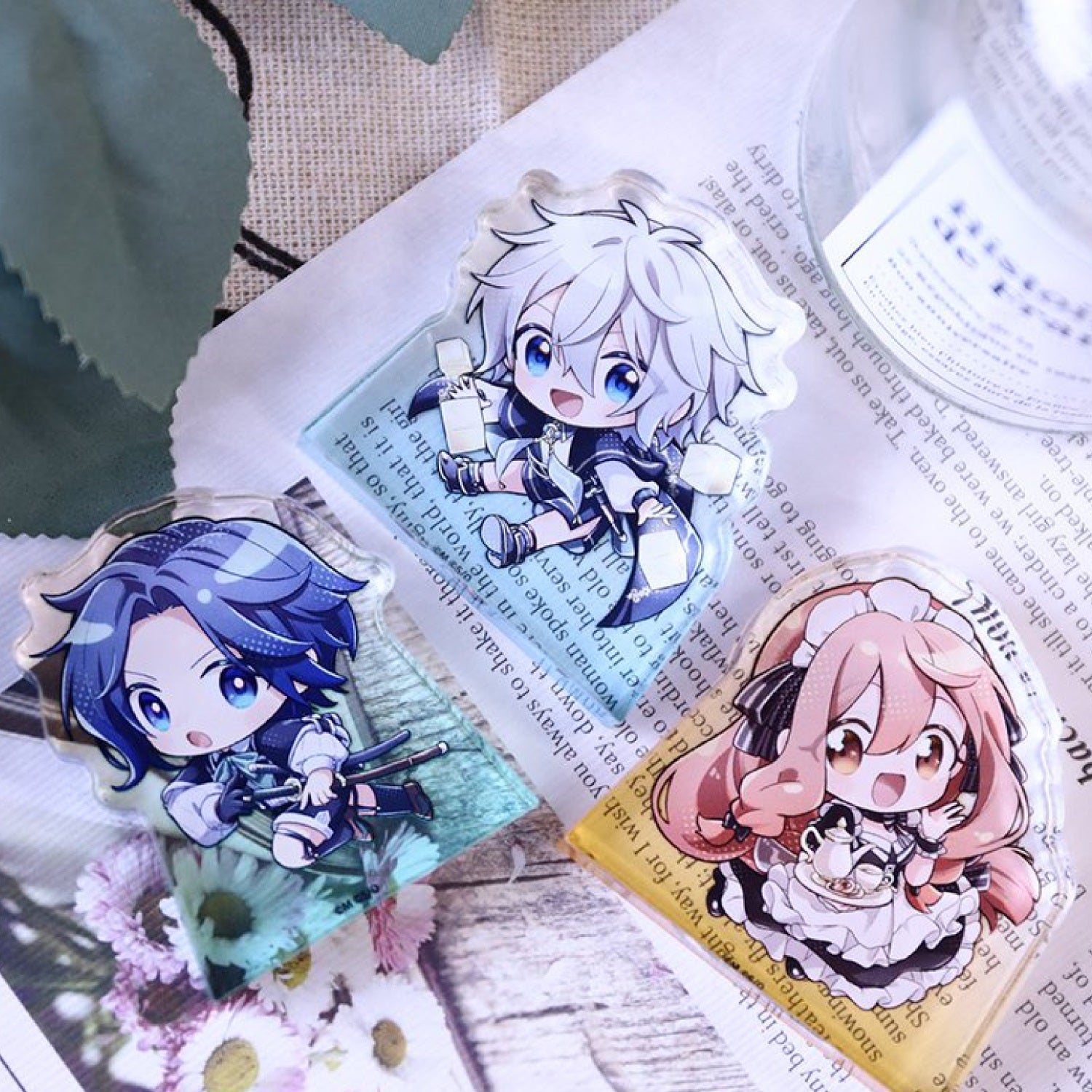 【STORE限定】ガルドコミックス「お気楽領主の楽しい領地防衛」ミニアクリルブロック（3種セット/再販） | オーバーラップストア